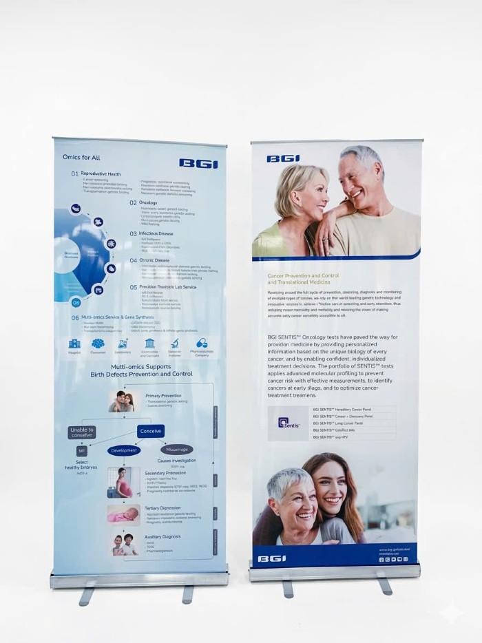 Standee Cuốn Nhôm Thường